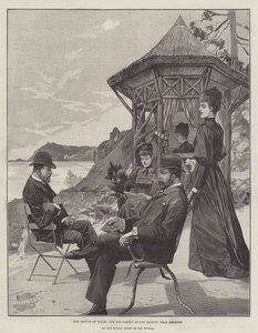 The Prince of Wales and his Family at Cap Martin, near Mentone